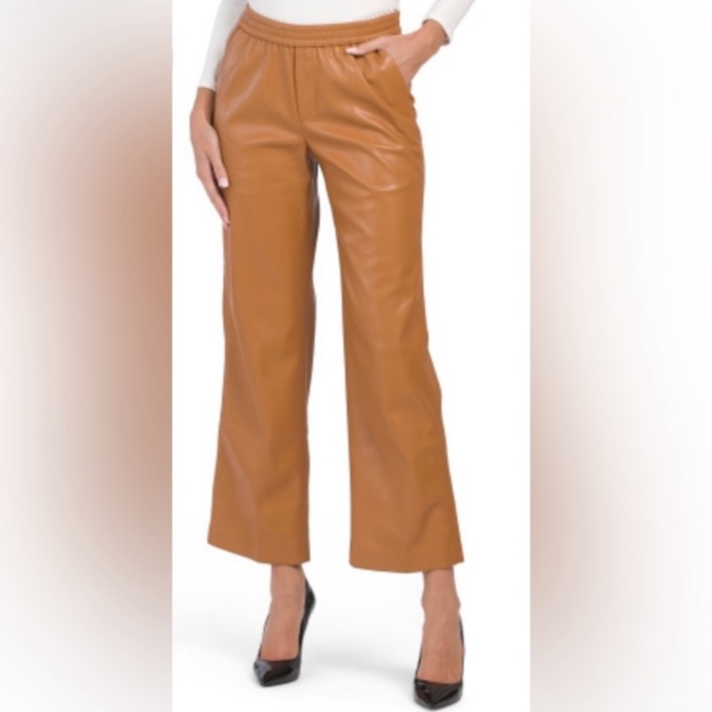 NWT Elie Tahari Faux leather pant